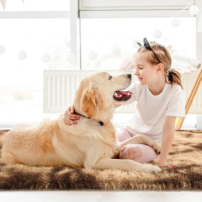Fluffy Rugs Large Shaggy Rug Bedroom Living Room Anti Slip Soft Carpet CorbyCart