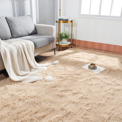 Fluffy Rugs Large Shaggy Rug Bedroom Living Room Anti Slip Soft Carpet CorbyCart