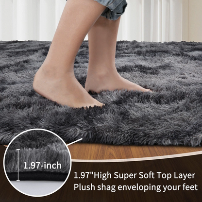 Fluffy Rugs Large Shaggy Rug Bedroom Living Room Anti Slip Soft Carpet CorbyCart